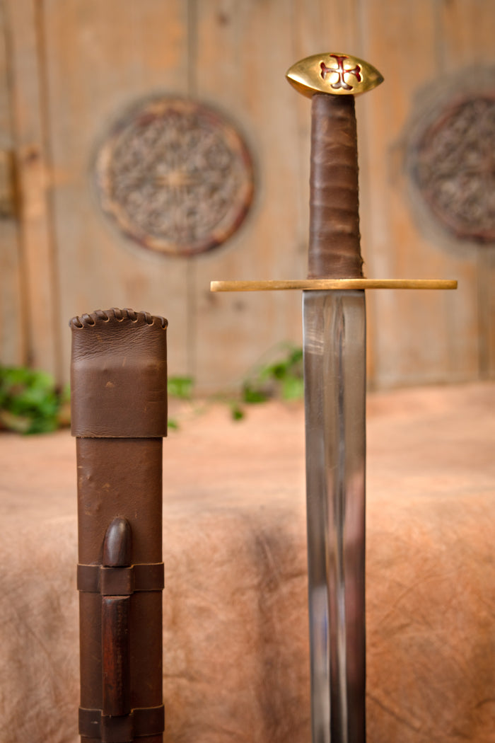 Espada Templária Hugo de Payens, semi-afiada