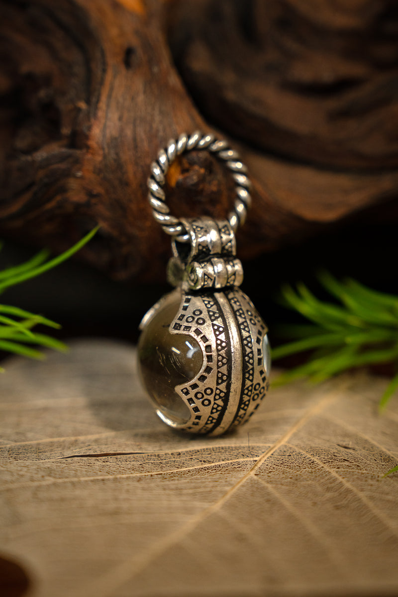 Cristallo vichingo di Gotland S, bronzo argentato