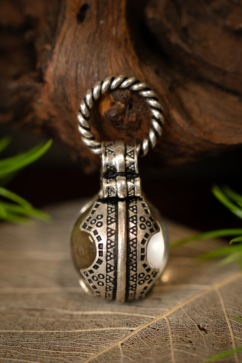 Cristallo vichingo di Gotland S, bronzo argentato