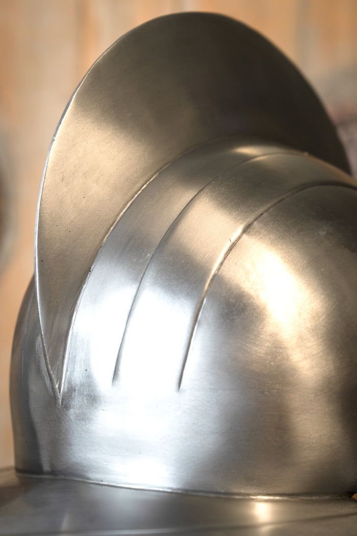 16e eeuwse Burgonet Kaspar gepolijst, 1.2 mm