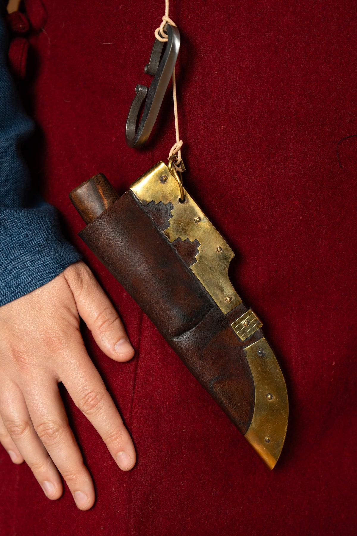 Gotland Vikingkniv, halvskarp