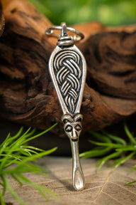 Vikingský uší Lyon Adelsö, postríbrenný bronz