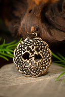 Amulet Keltische levensboom, brons
