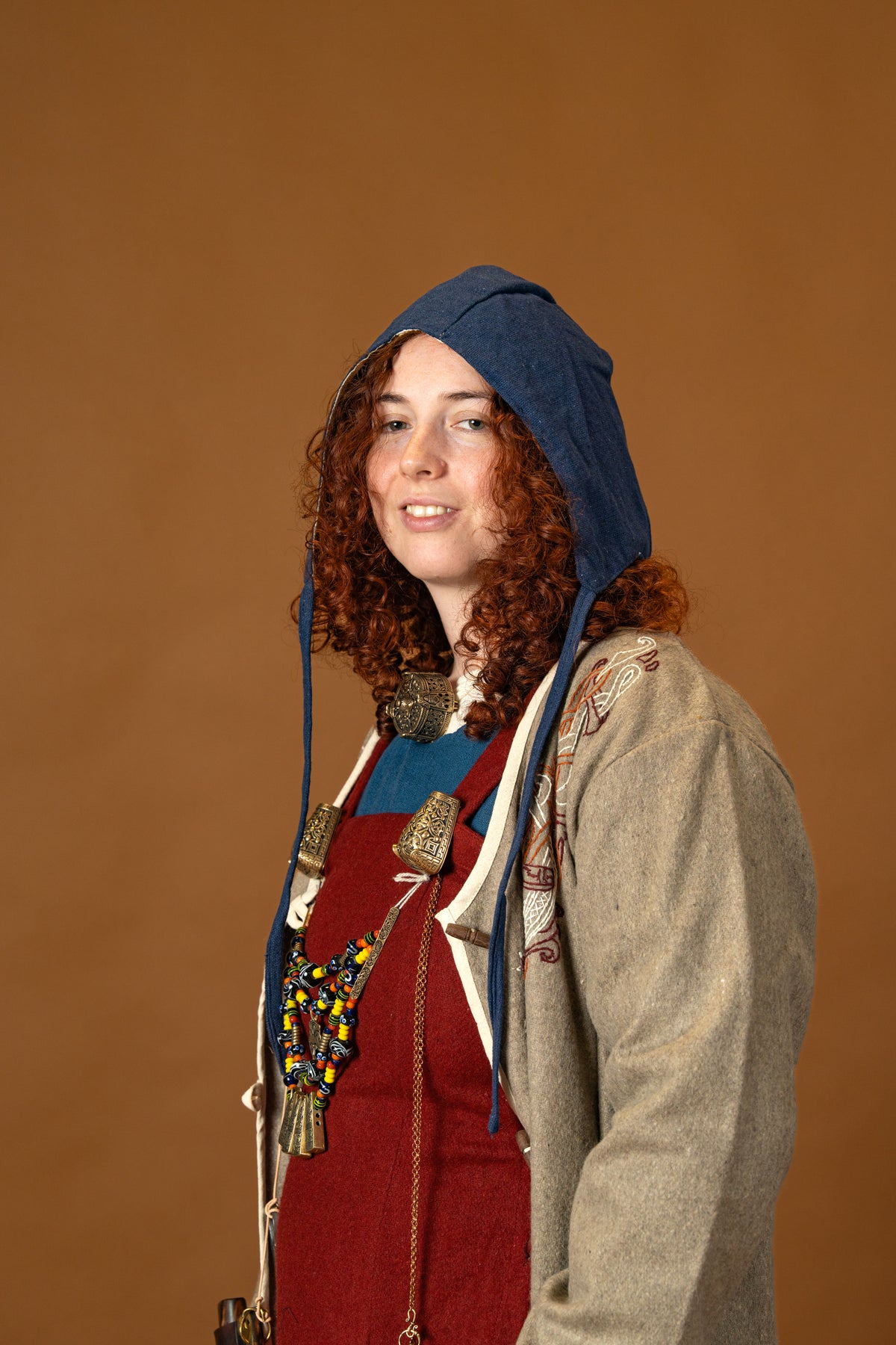 Lisbeth fejkendő, kék