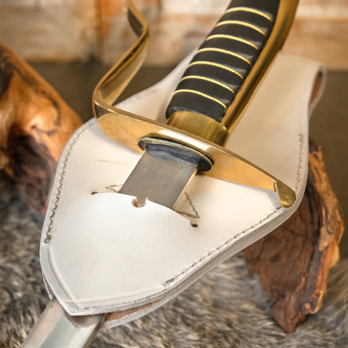 Fourreau militaire pour épée, blanc