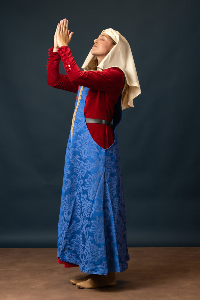 Pellot Leonora, brocade, blue