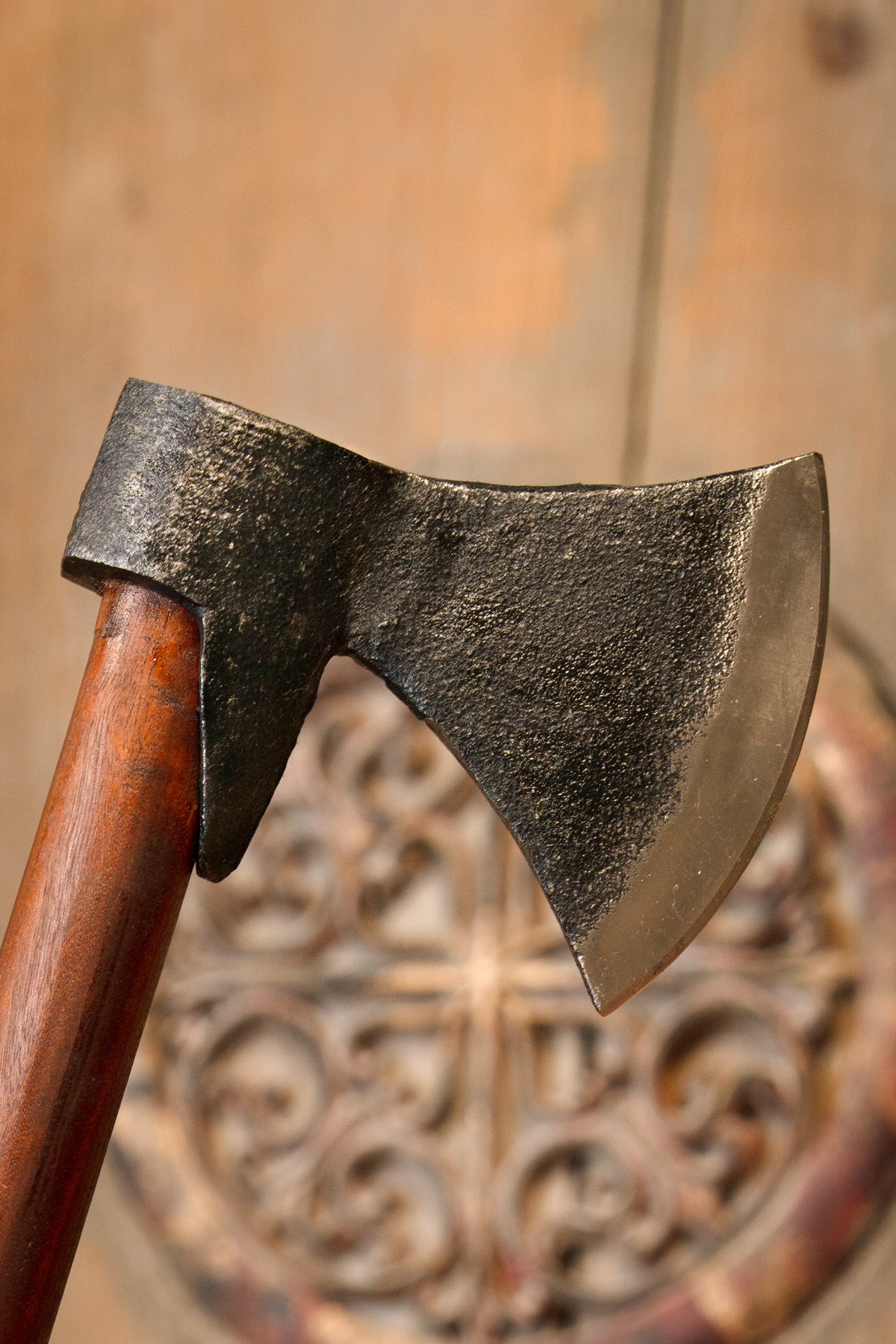Hache scandinave de travail du bois, semi-affûtée