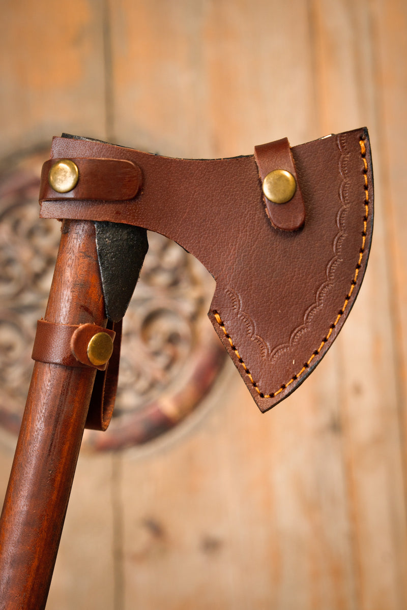 Hacha escandinava de carpintero, semi-afilada