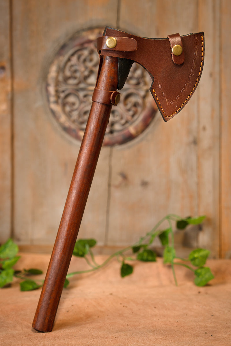 Hacha escandinava de carpintero, semi-afilada