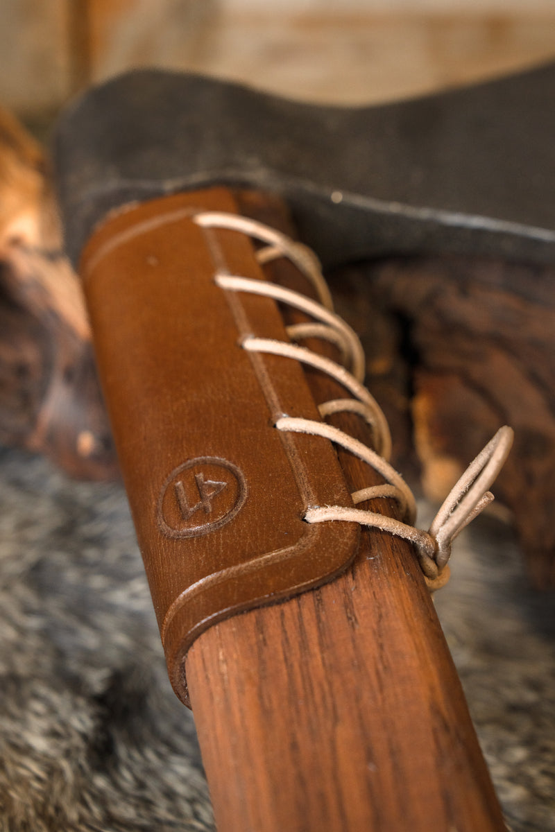 Leder Axtscheide, braun