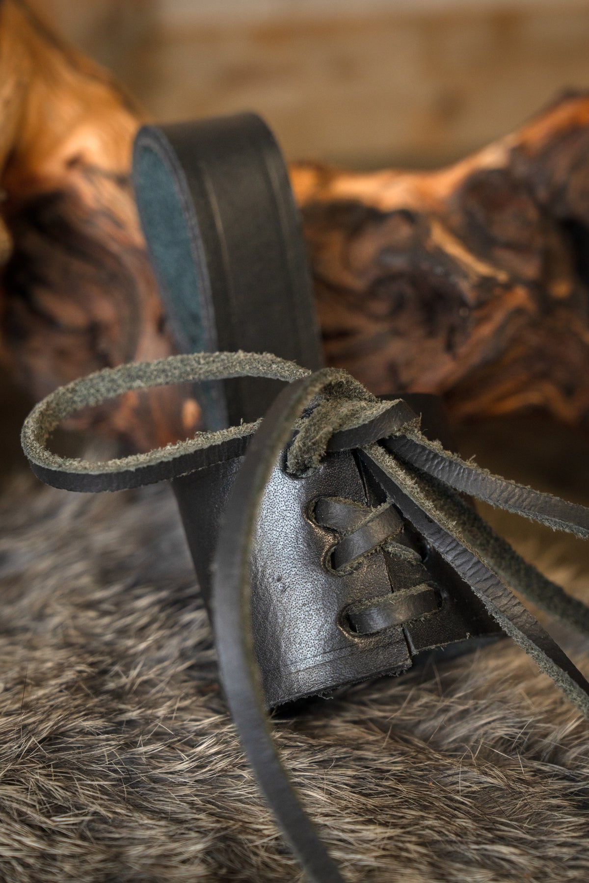 Bælteholder til dolk – sort