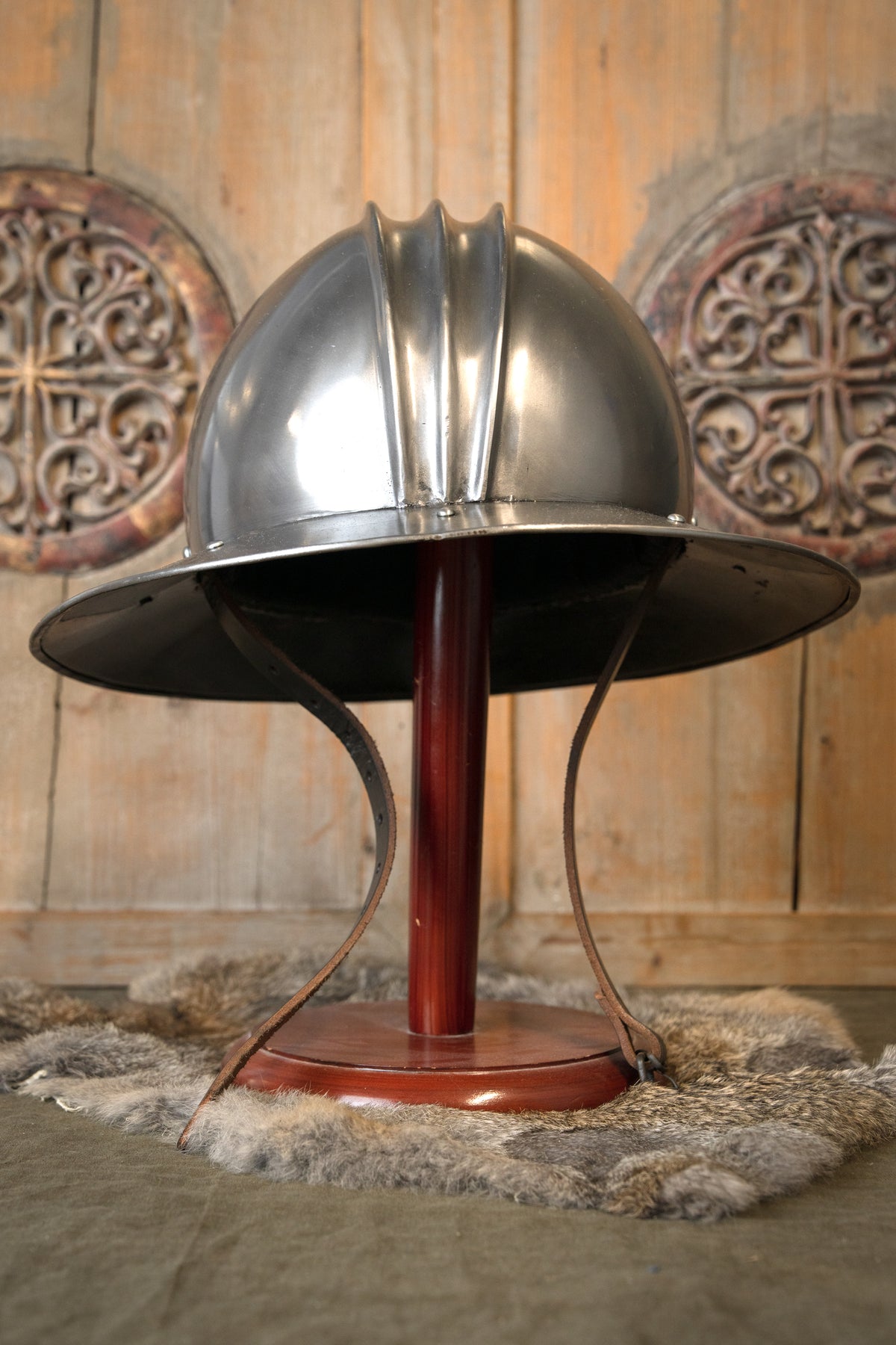 Cappello d’armi del XIV secolo Owen, 1,2 mm