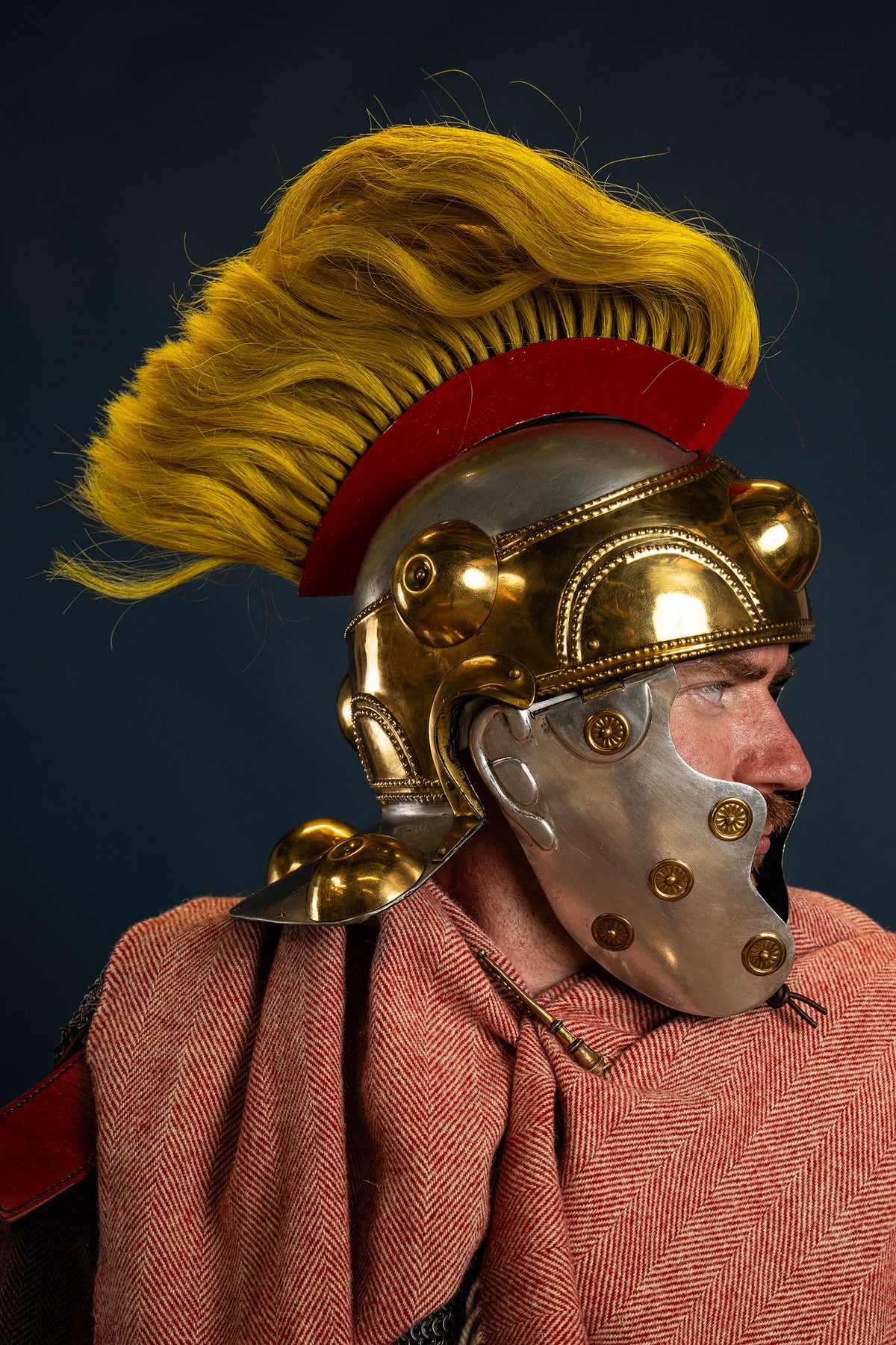 Casco romano auxiliar Witcham Gravel, 1–1,2 mm