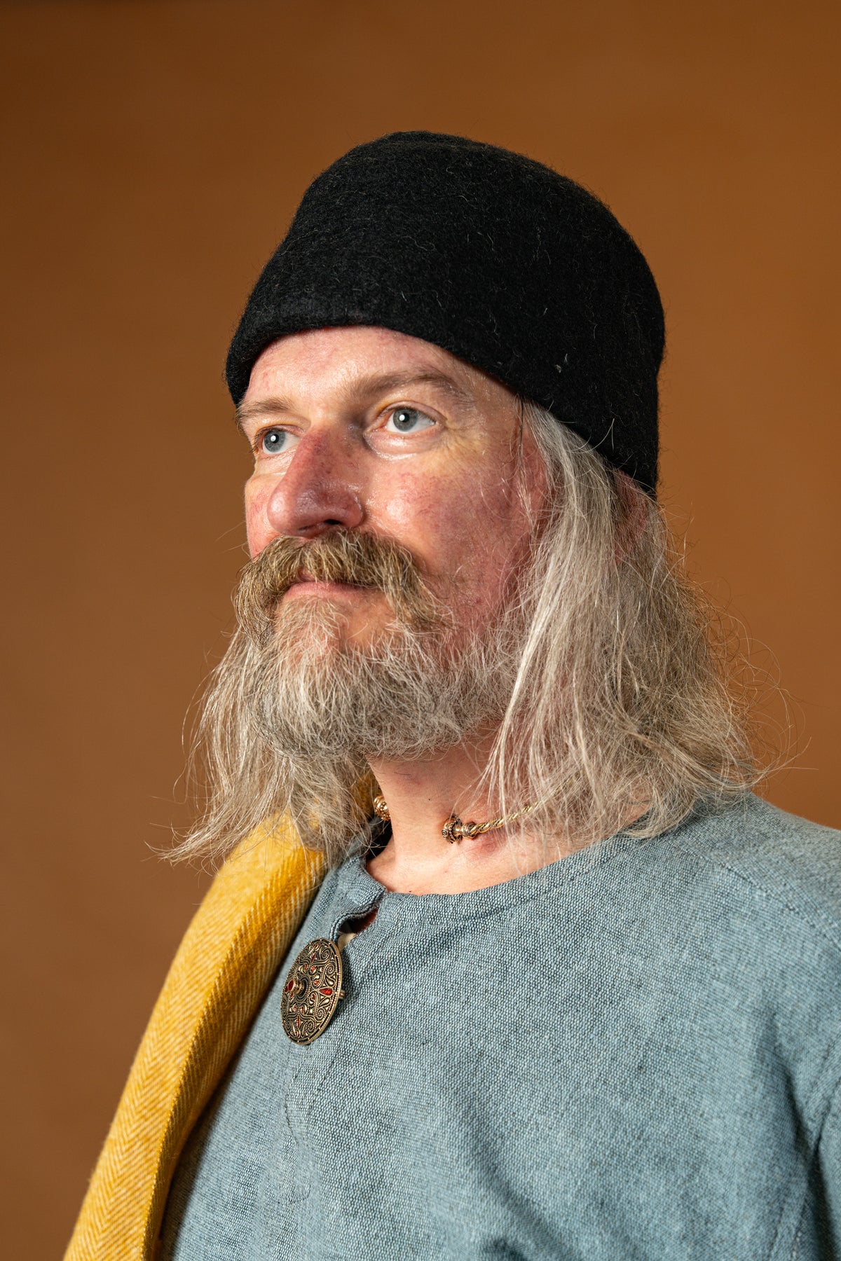 15e eeuws dopje Dürer, zwart, wolvilt