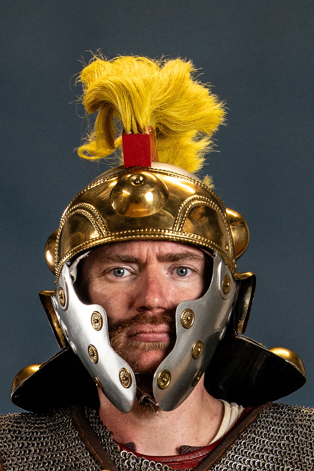 Casco romano auxiliar Witcham Gravel, 1–1,2 mm