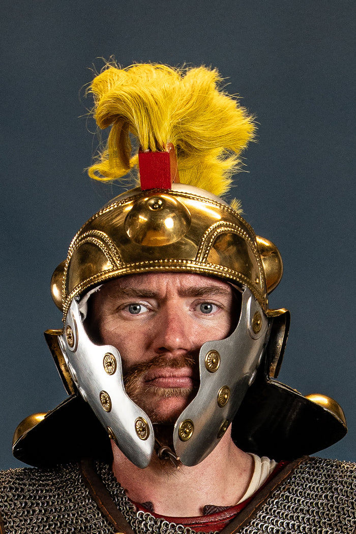 Casco romano auxiliar Witcham Gravel, 1–1,2 mm