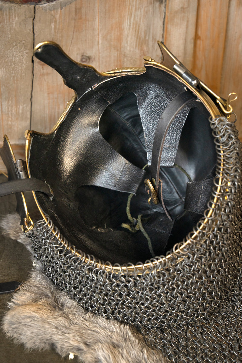 Hełm Coppergate, 1,6 mm, nitowana awentail