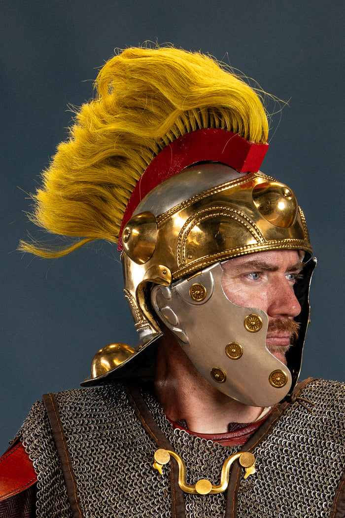 Casco romano auxiliar Witcham Gravel, 1–1,2 mm