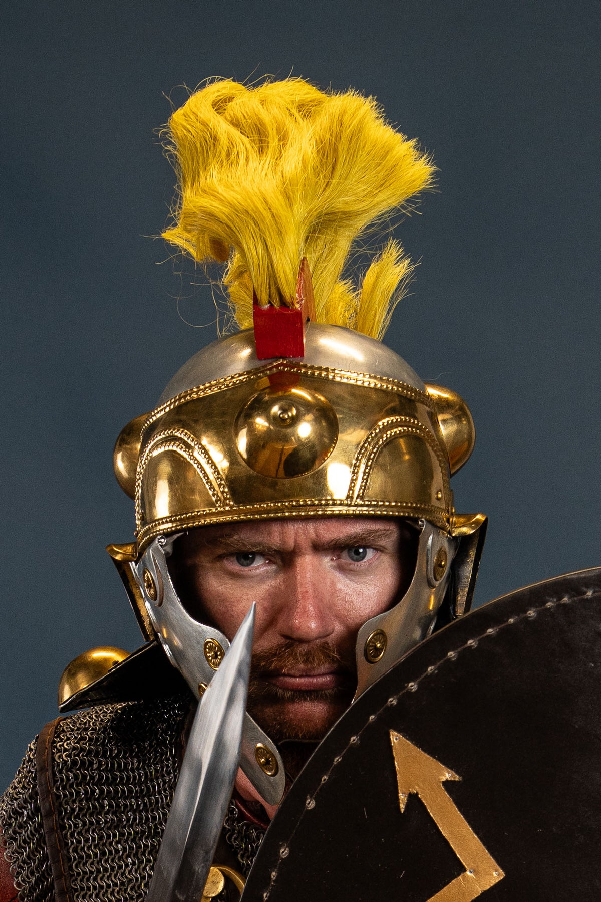 Casco romano auxiliar Witcham Gravel, 1–1,2 mm