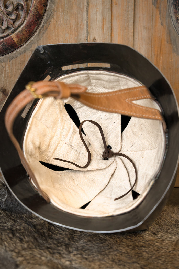 15e eeuwse Duitse ketelhoed met antieke afwerking, 1.6 mm