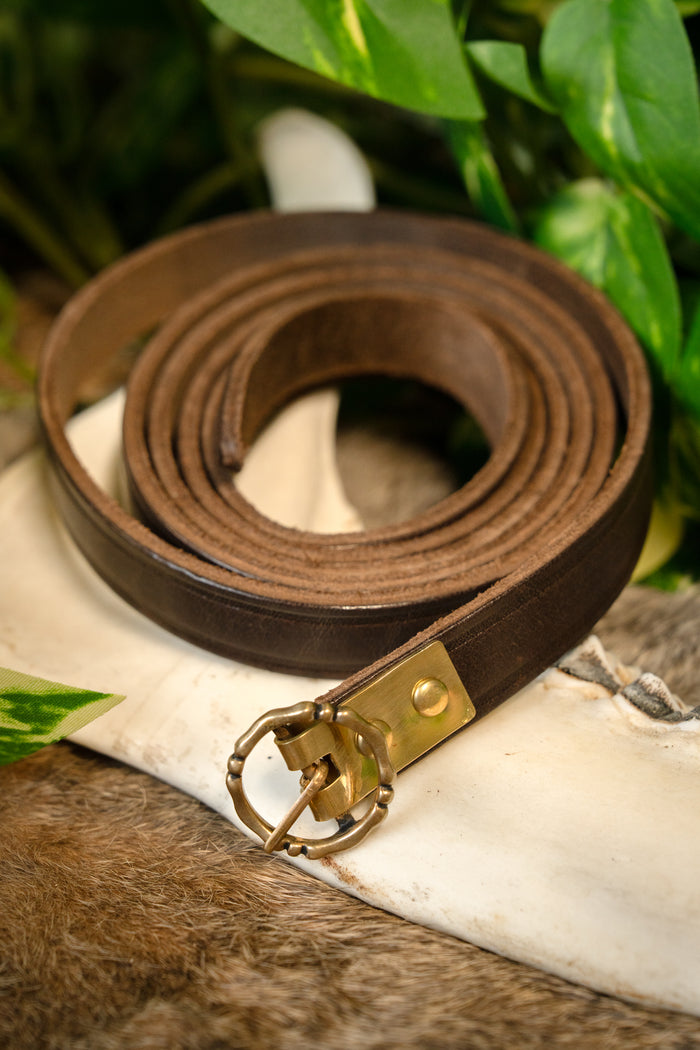 15. århundredes bælte Anjou, 150 cm, brun