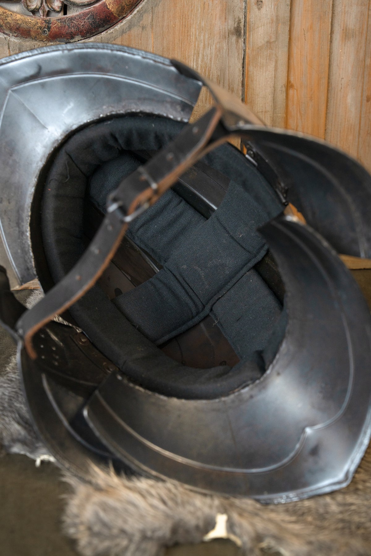 16. årh. burgonet Kaspar, bronzeret, 1,2 mm