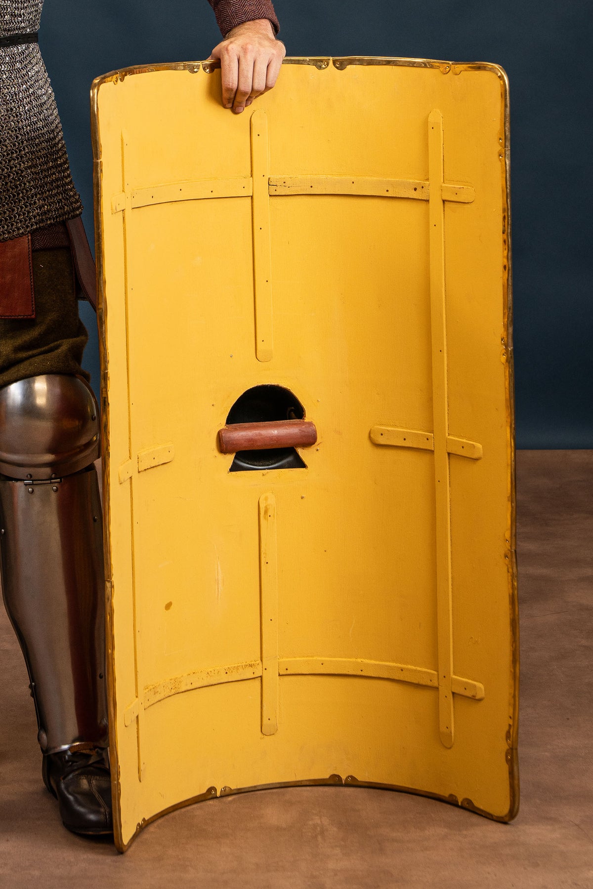 Ogrundad romersk scutum