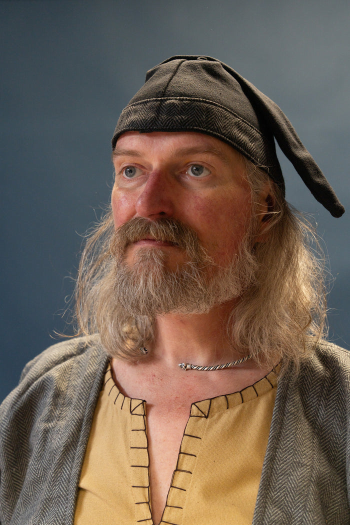 Gorro vikingo Toki, negro