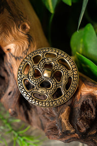Germansk zierscheibe amulett, zamak