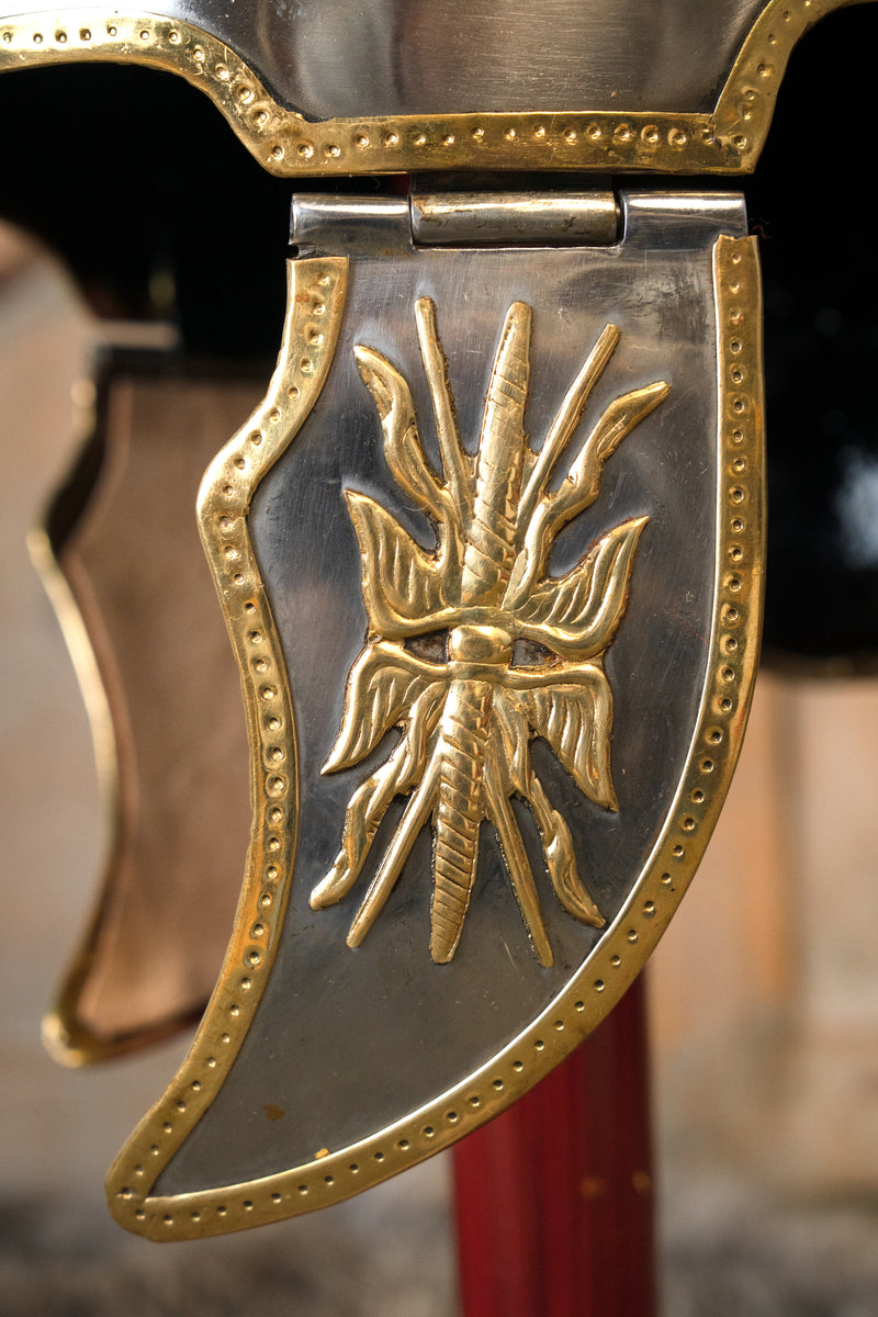 Attischer Helm mit Helmbusch, 1,3 mm