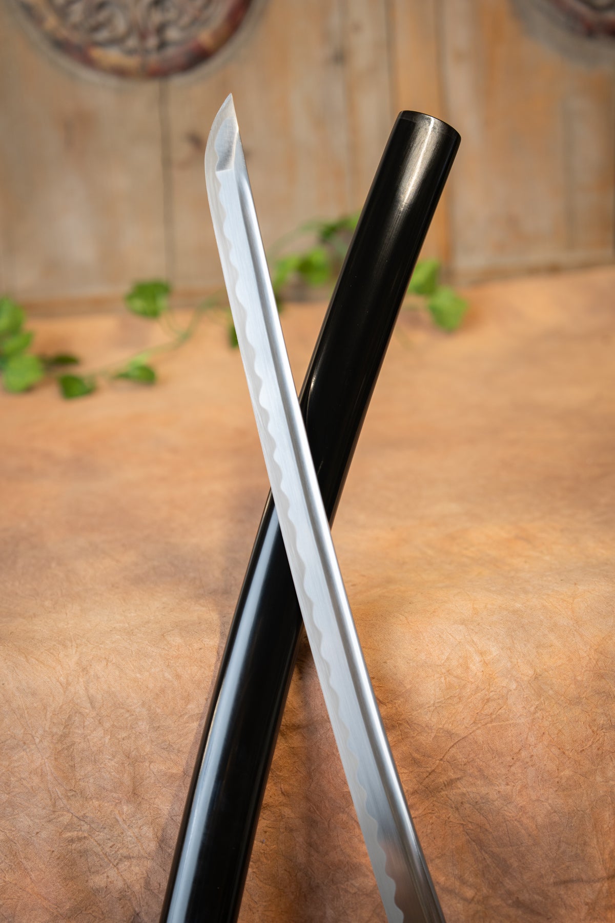 John Lee ninjatō práctico, sin filo (apto para combate)