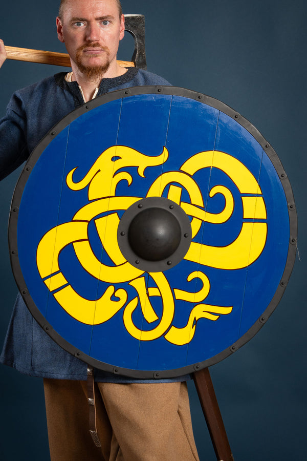 Bouclier viking Urnes dragon
