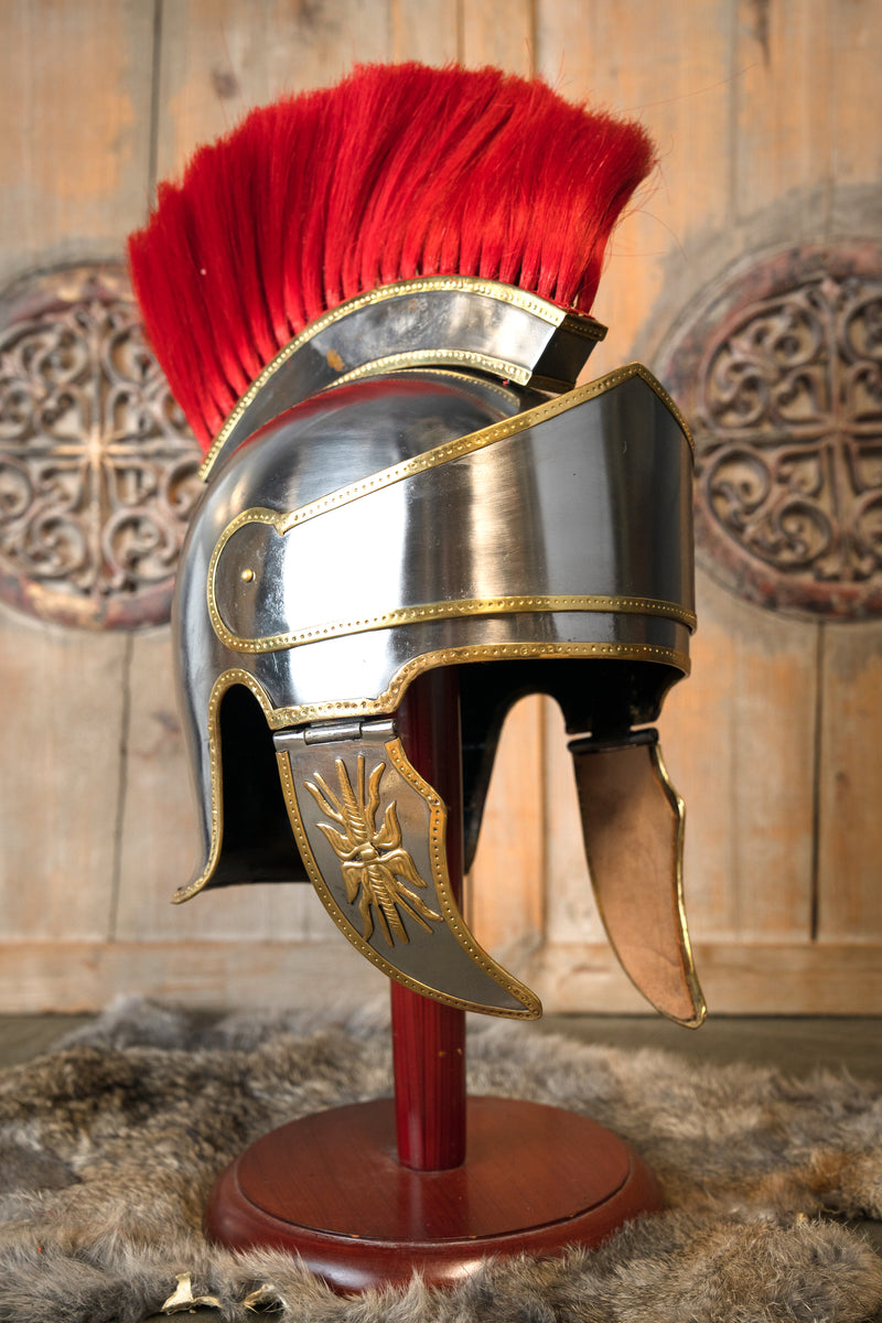 Attischer Helm mit Helmbusch, 1,3 mm