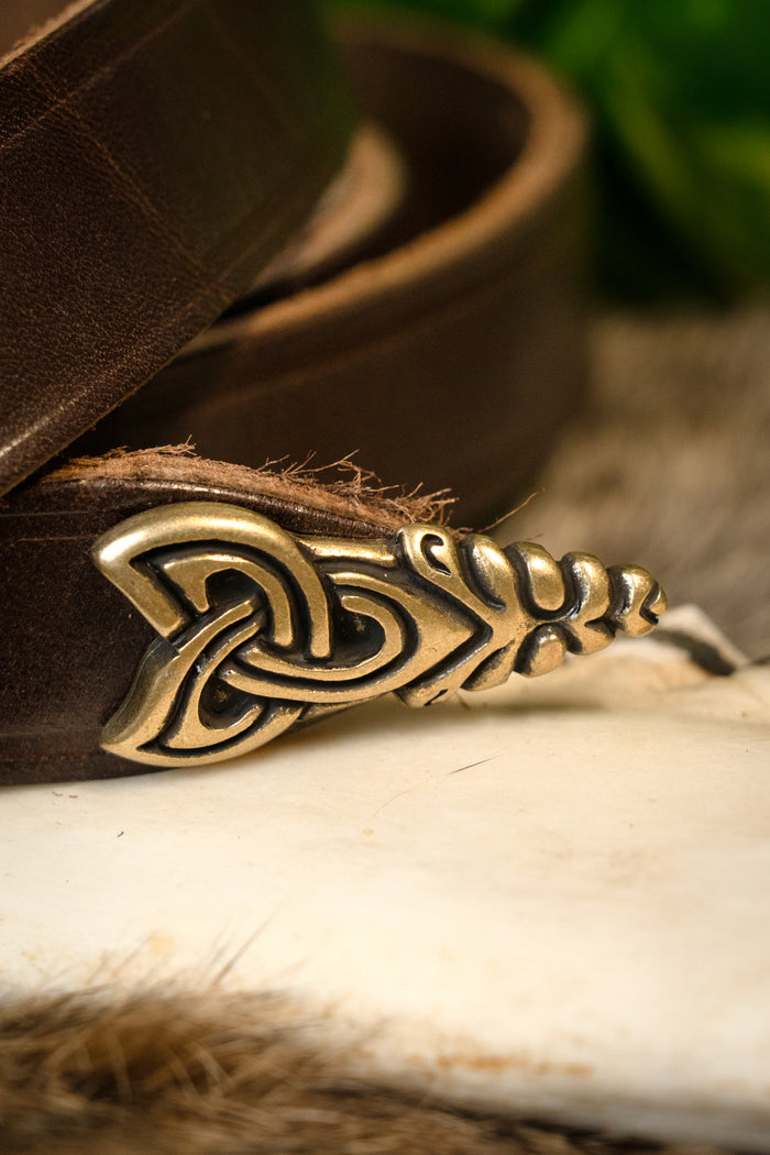 Ceinture viking Style Borre, 165 cm, brun