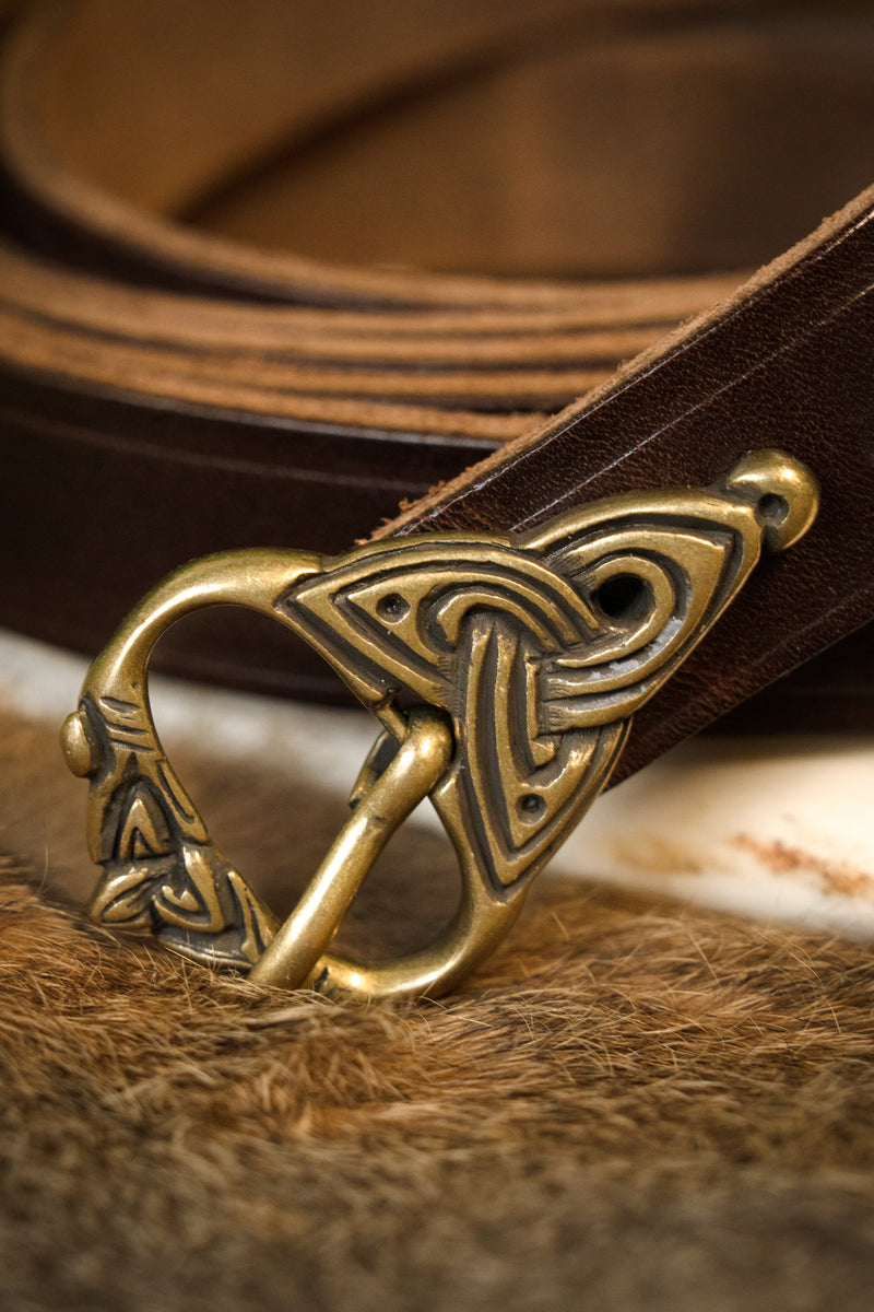 Wikinger Gürtel 9. Jahrhundert 165 cm braun