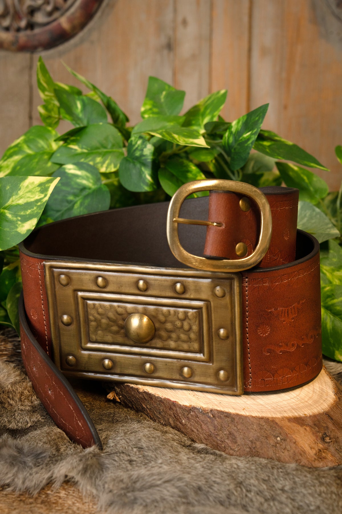 Barbaren Gürtel, braun