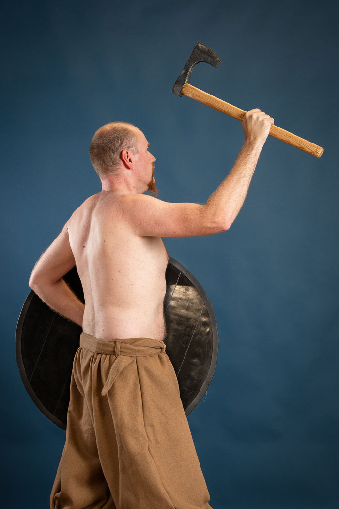 Byxor Offnir, sandfärgade, ullmix