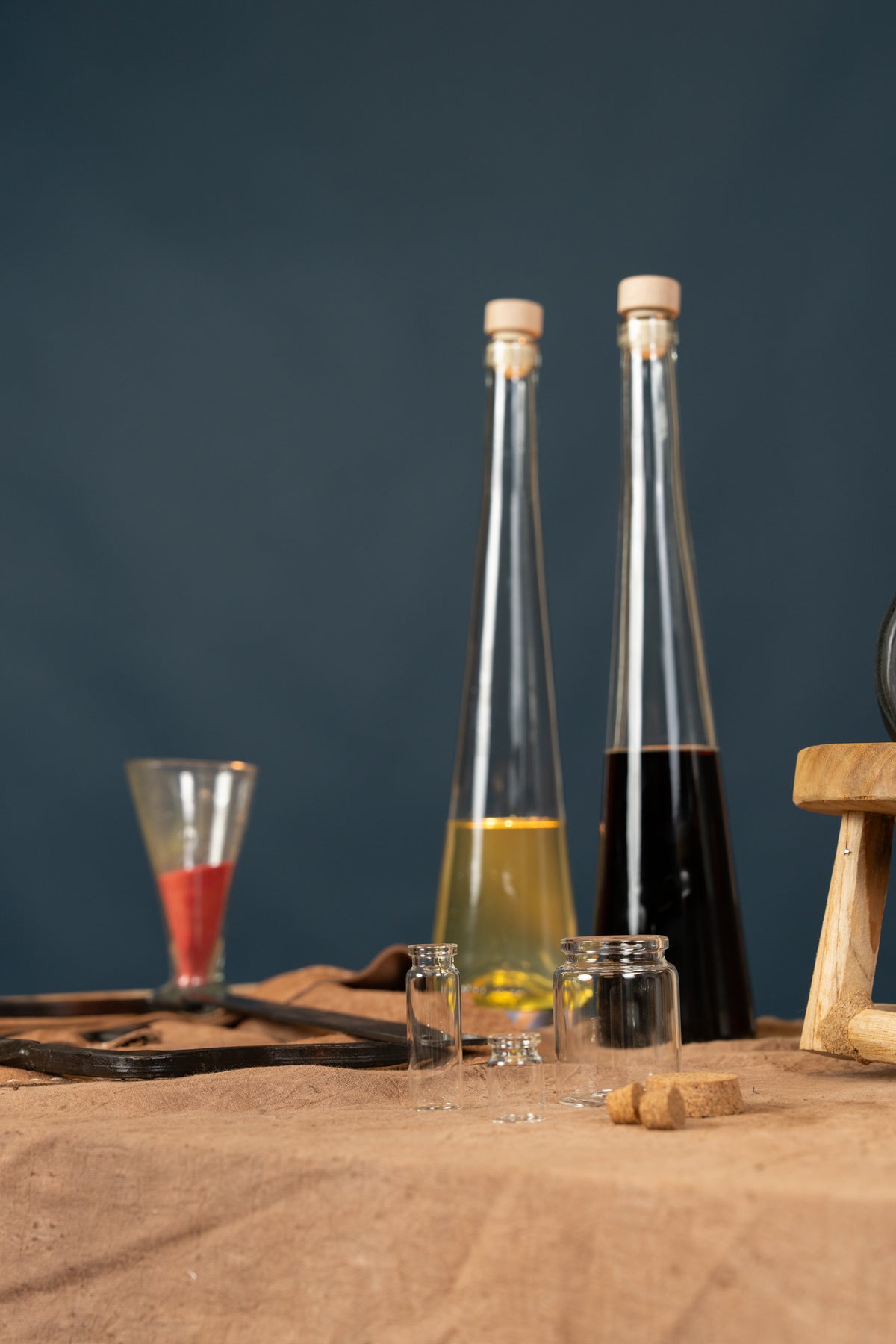 500 ml lasipullo korkilla
