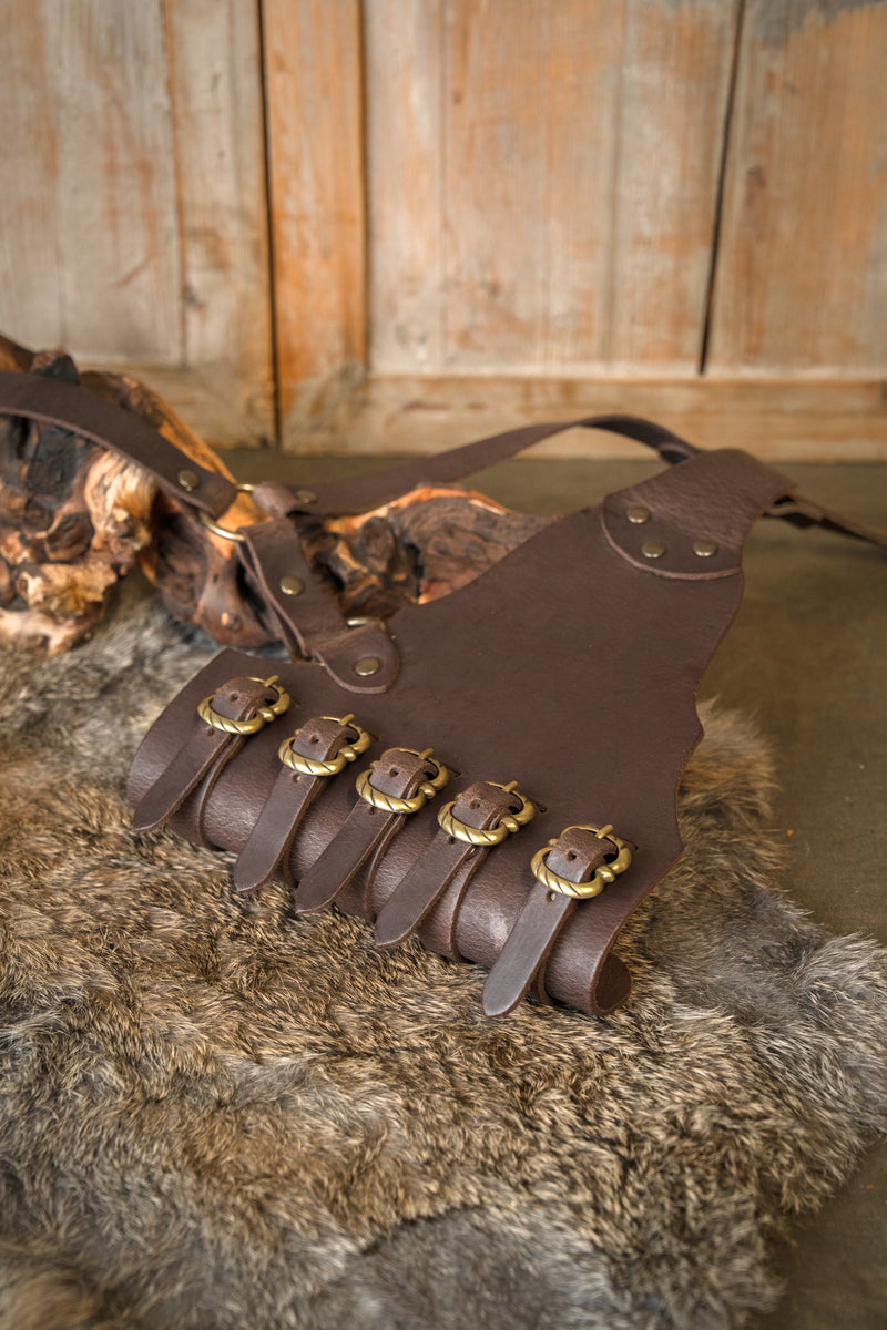 Rapier Bandelier aus dem 16. bis 17. Jahrhundert, braun