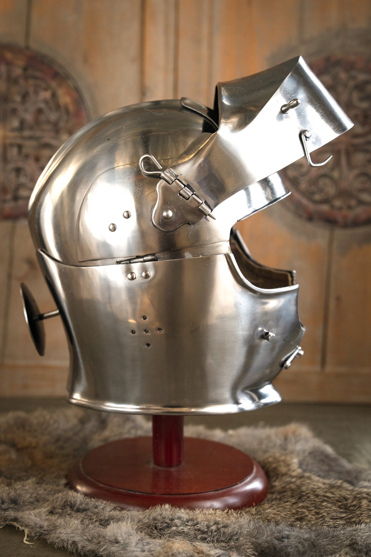 Armet Avant du XVe siècle, armure, 2 mm (battle-ready)