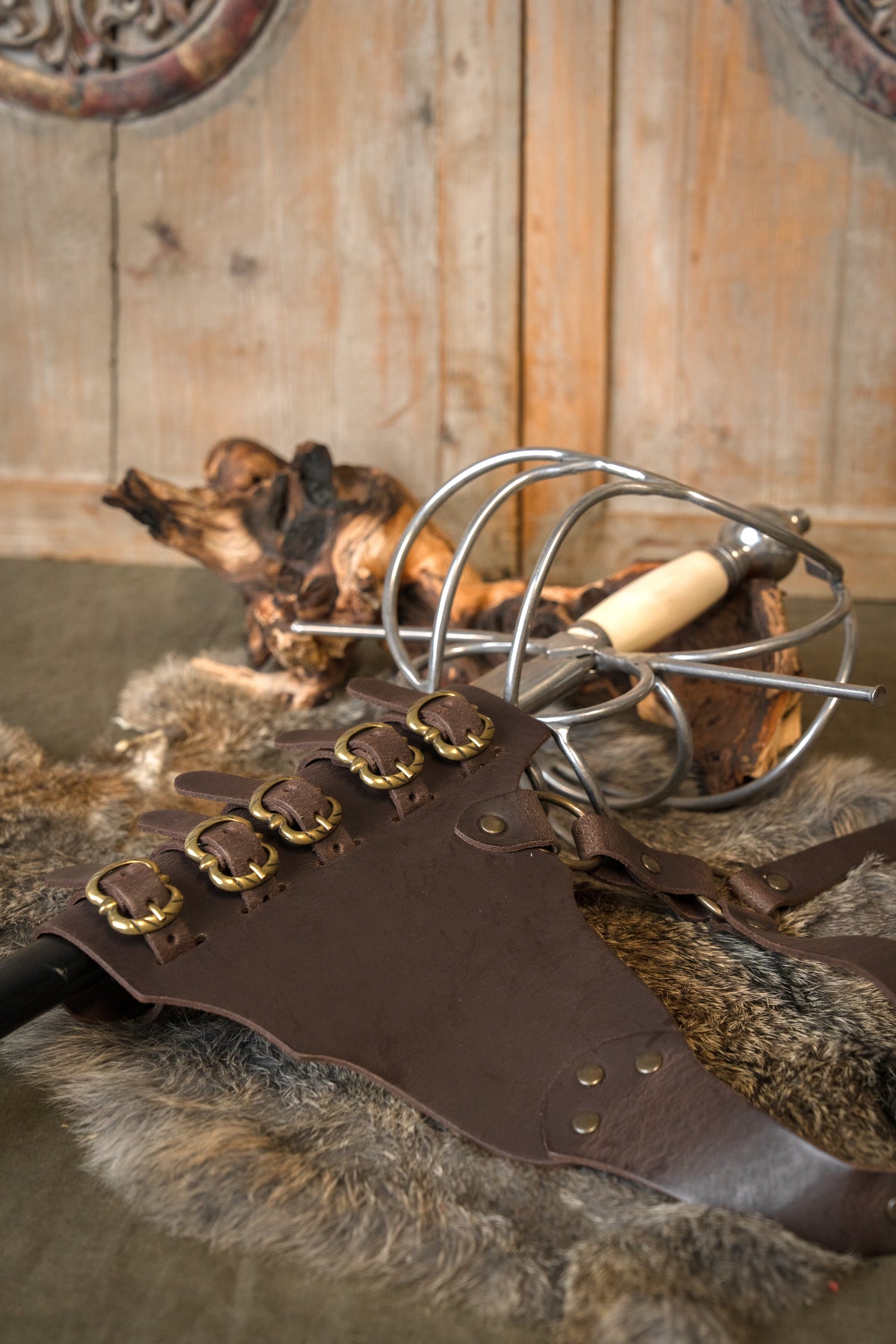 1500–1600-tals rapirbandolär, brun