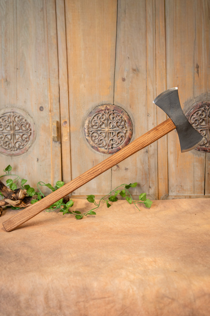 Dobbelt vikingøkse, sløv (battle-ready)