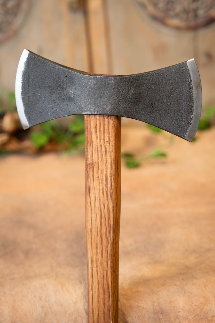 Dobbelt vikingøkse, sløv (battle-ready)