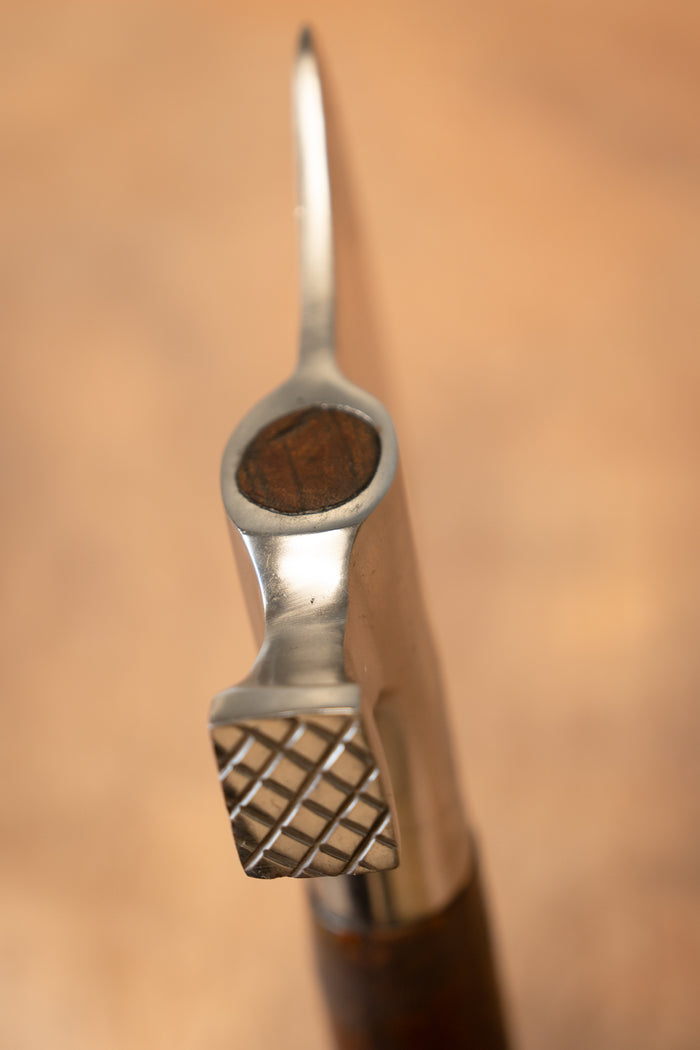 13th century battle ax with hammer blade, Maciejowski Bible, semi-sharp