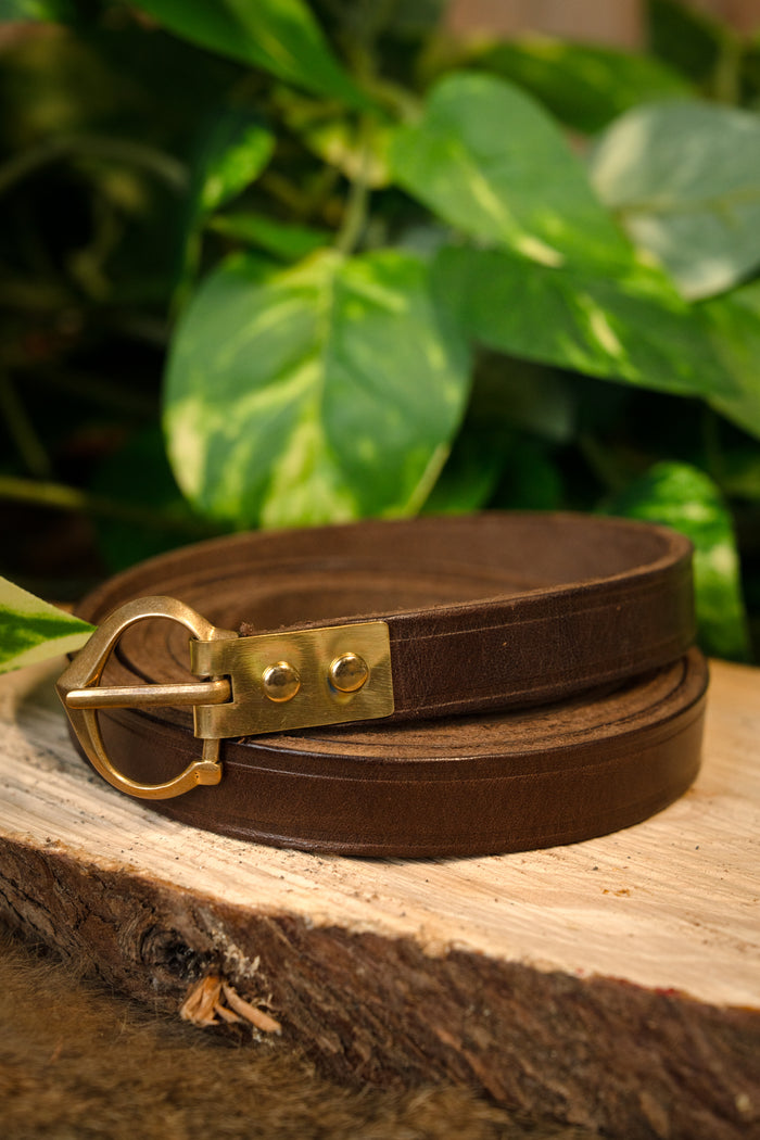 14e-15e eeuwse riem Beaufort, 151 cm, bruin