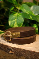 Bälte Beaufort från 1300 till 1400 talet, 151 cm, brun