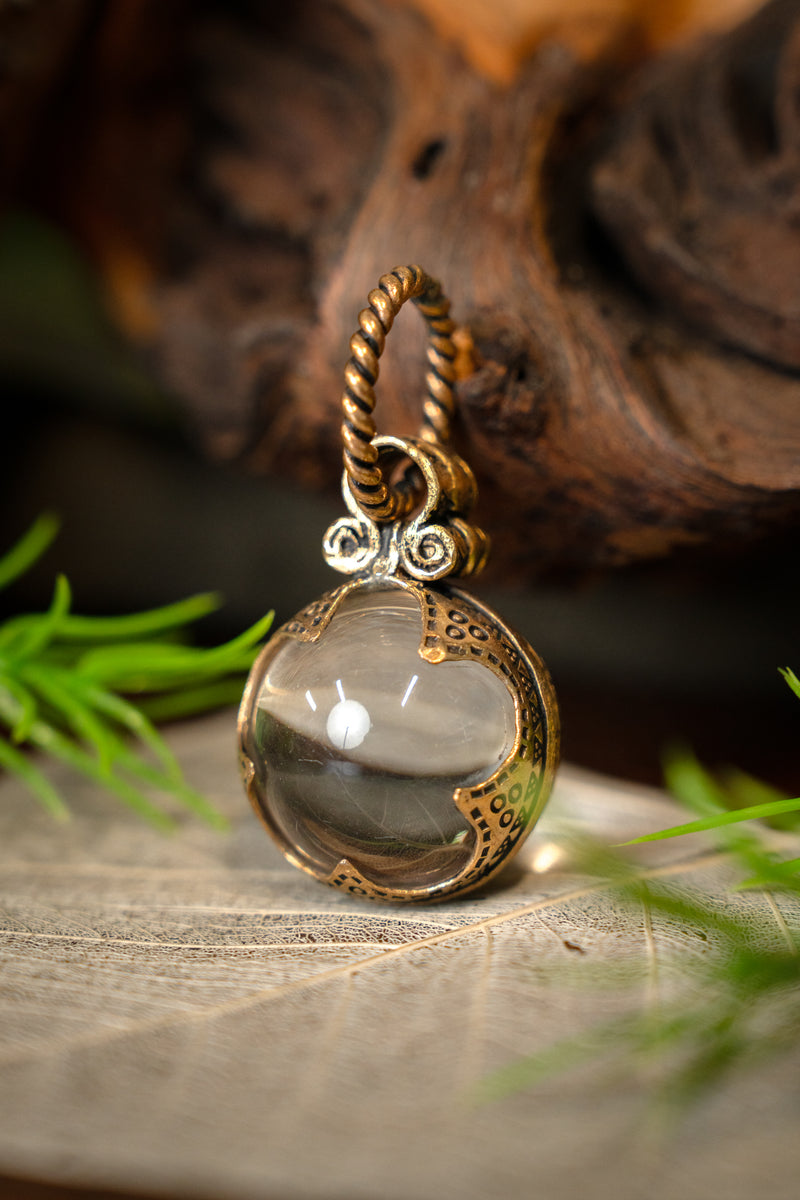 Gotland Wikinger Bergkristall Größe M, Bronze