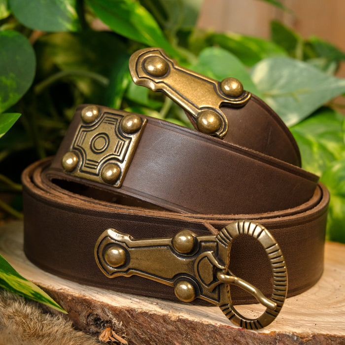 Germaanse riem Ballingen, 165 cm, bruin
