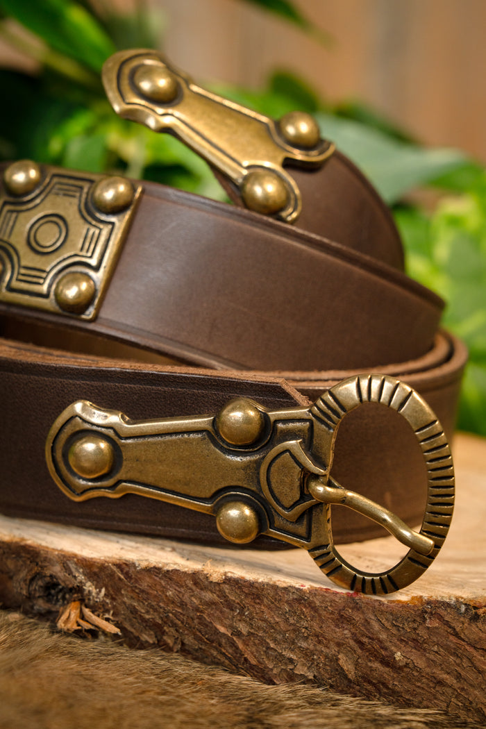 Germański pas Ballingen, 165 cm, brązowy