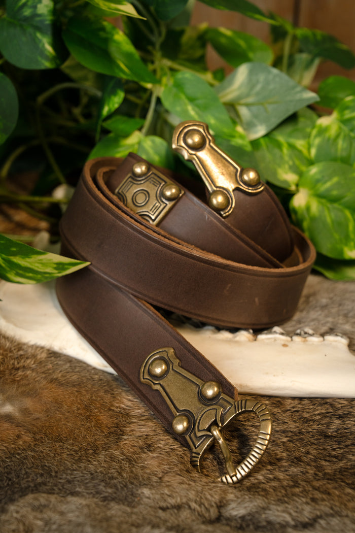 Germański pas Ballingen, 165 cm, brązowy